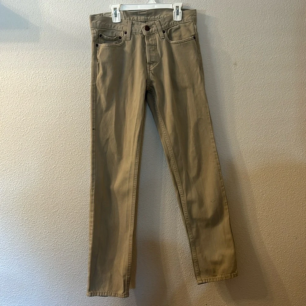 Hollister tan straight leg jeans size 28X30